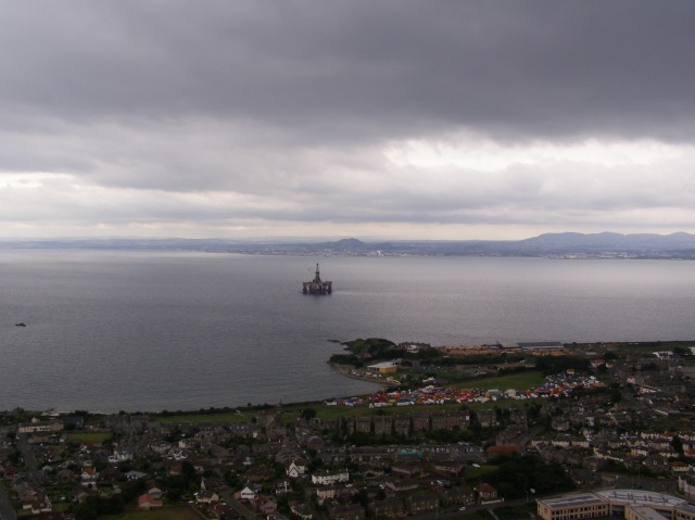 View from The Binn, looking towards Edinburgh